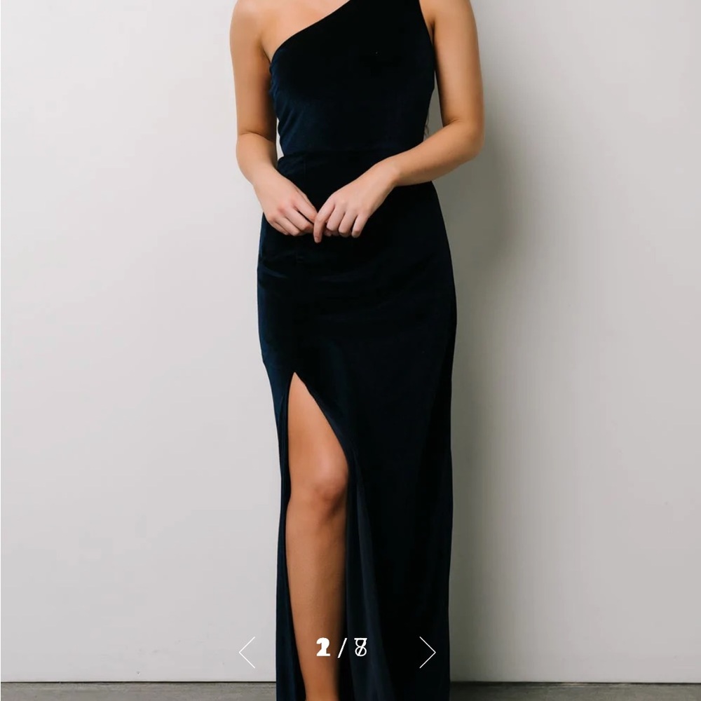 Tatiana Velvet One Shoulder Maxi Dress